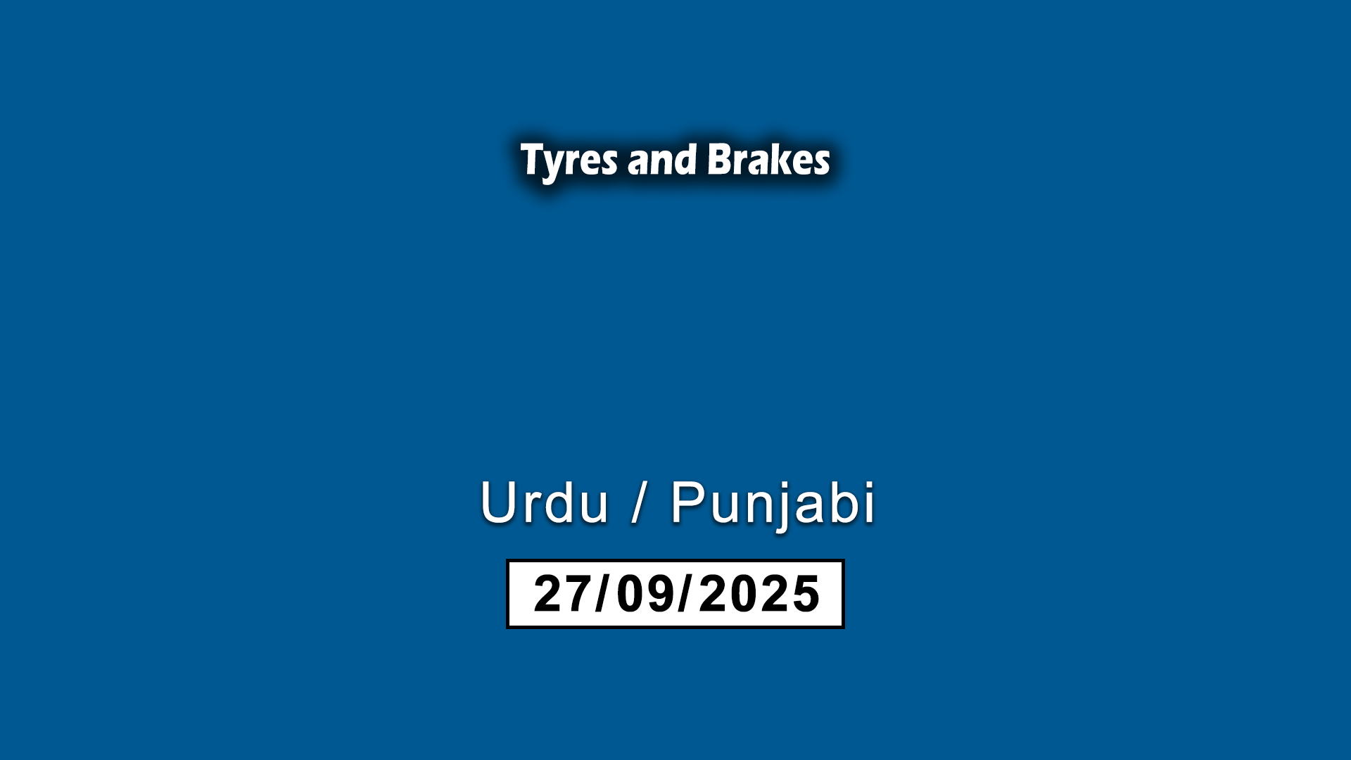 10- Tires & Brakes